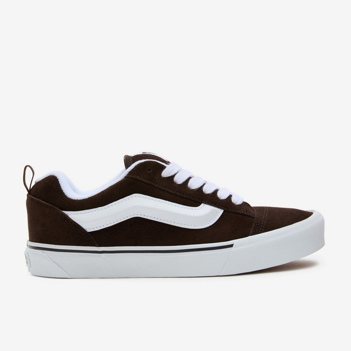 VN0009QCNWH1 Vans Knu Skool Férfi Cipő BrownWhite