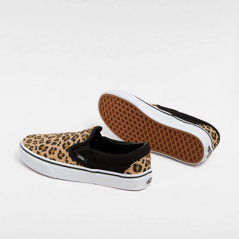 VN0A2Z41CJJ1 Vans Classic Slip-On Női Cipő Animalier Black