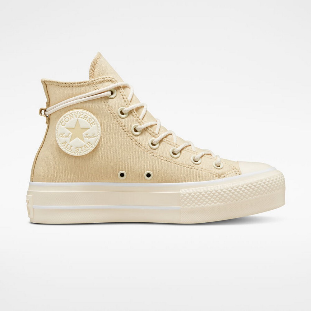 A06092C Converse Chuck Taylor AS Lift Női Cipő Oat