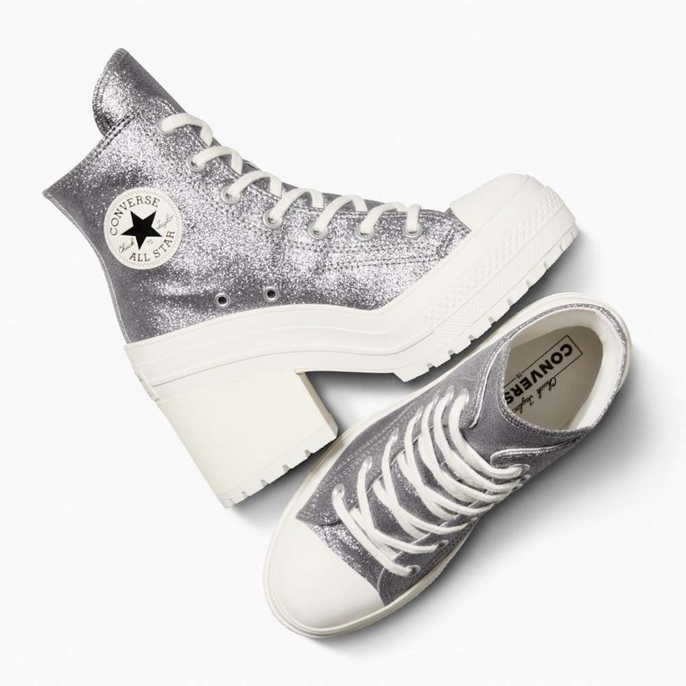 A08177C_Converse Chuck 70 Deluxe Heel Női Cipő Metal 2