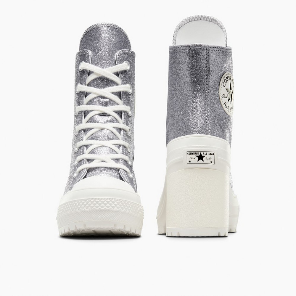 A08177C_Converse Chuck 70 Deluxe Heel Női Cipő Metal 4