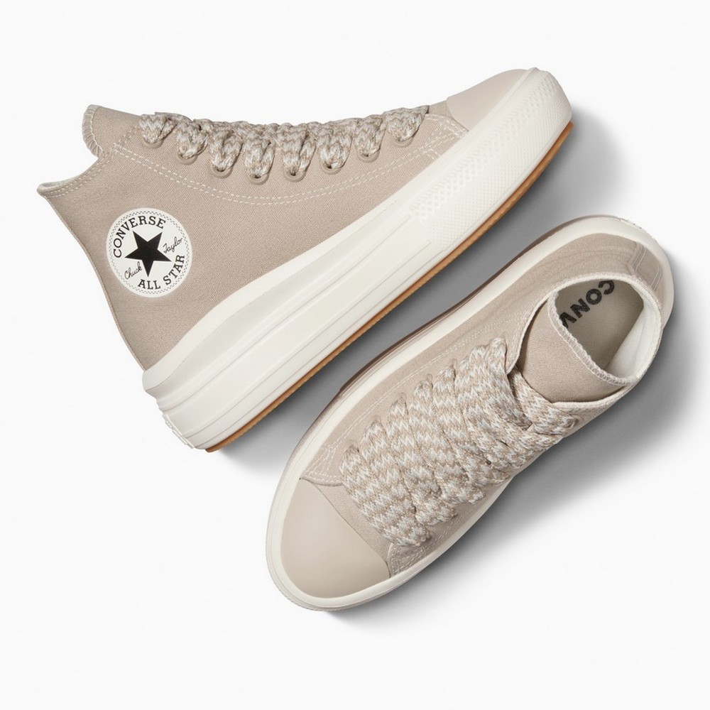 A08307C Converse CT All Star Move Női Cipő Beige 3