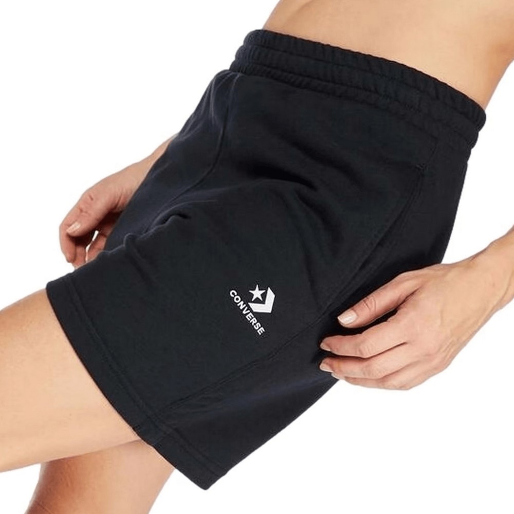 Converse Standard Fit Short Női Nadrág Black