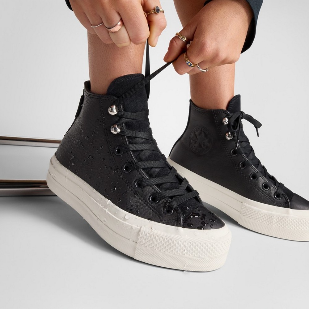 A08312C Converse Chuck Taylor AS Lift Női Cipő Black 6