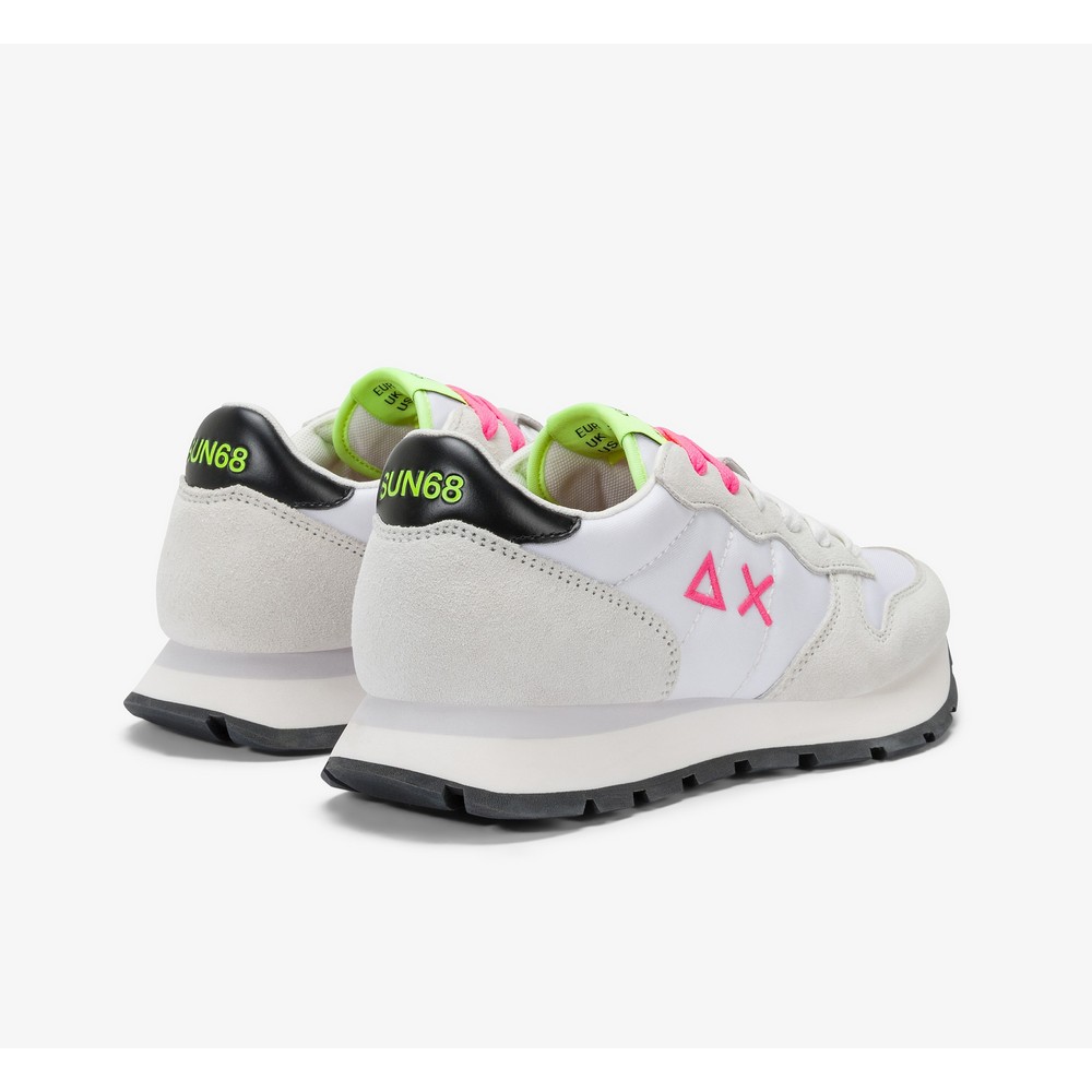 Z35201_0162 SUN68 Ally Solid Nylon Női Cipő White 1