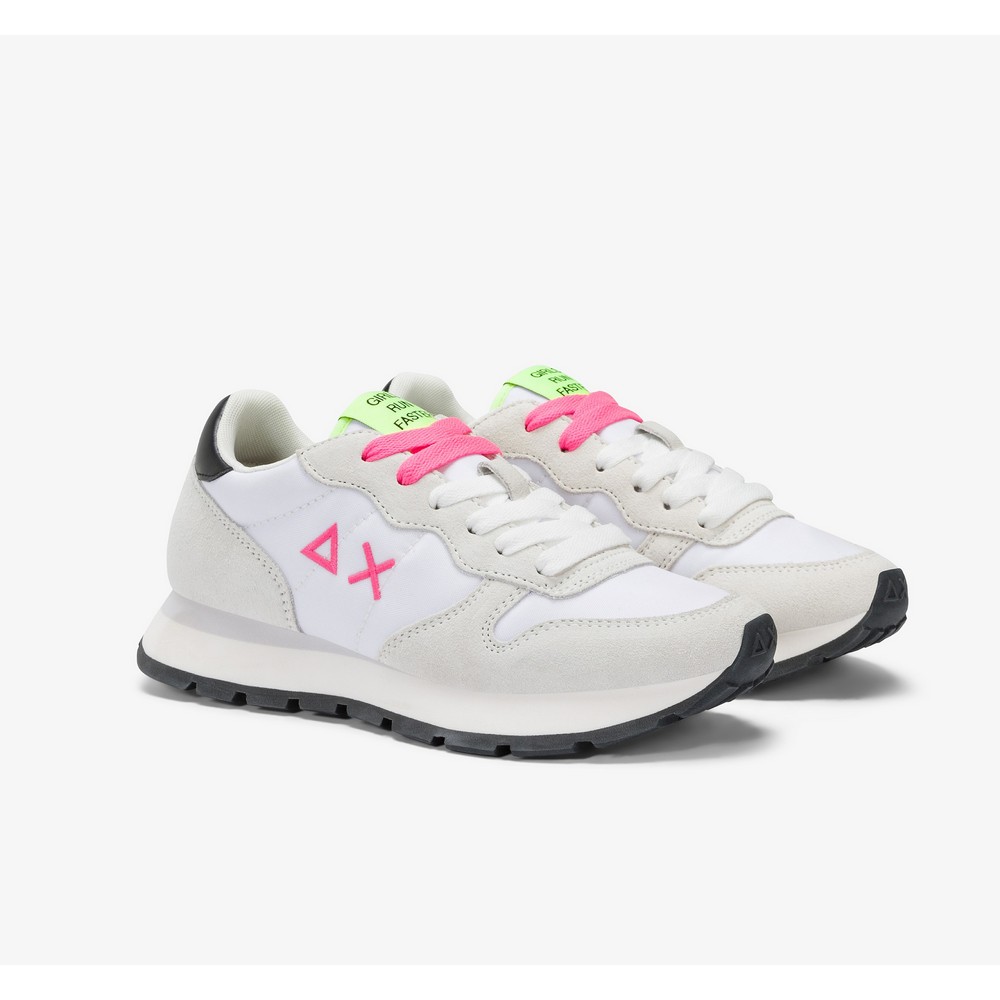 Z35201_0162 SUN68 Ally Solid Nylon Női Cipő White 2