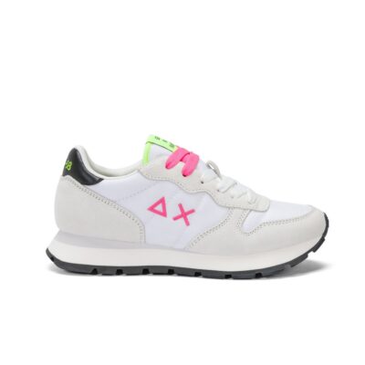 SUN68 Ally Solid Nylon Női Cipő White/Fuxia