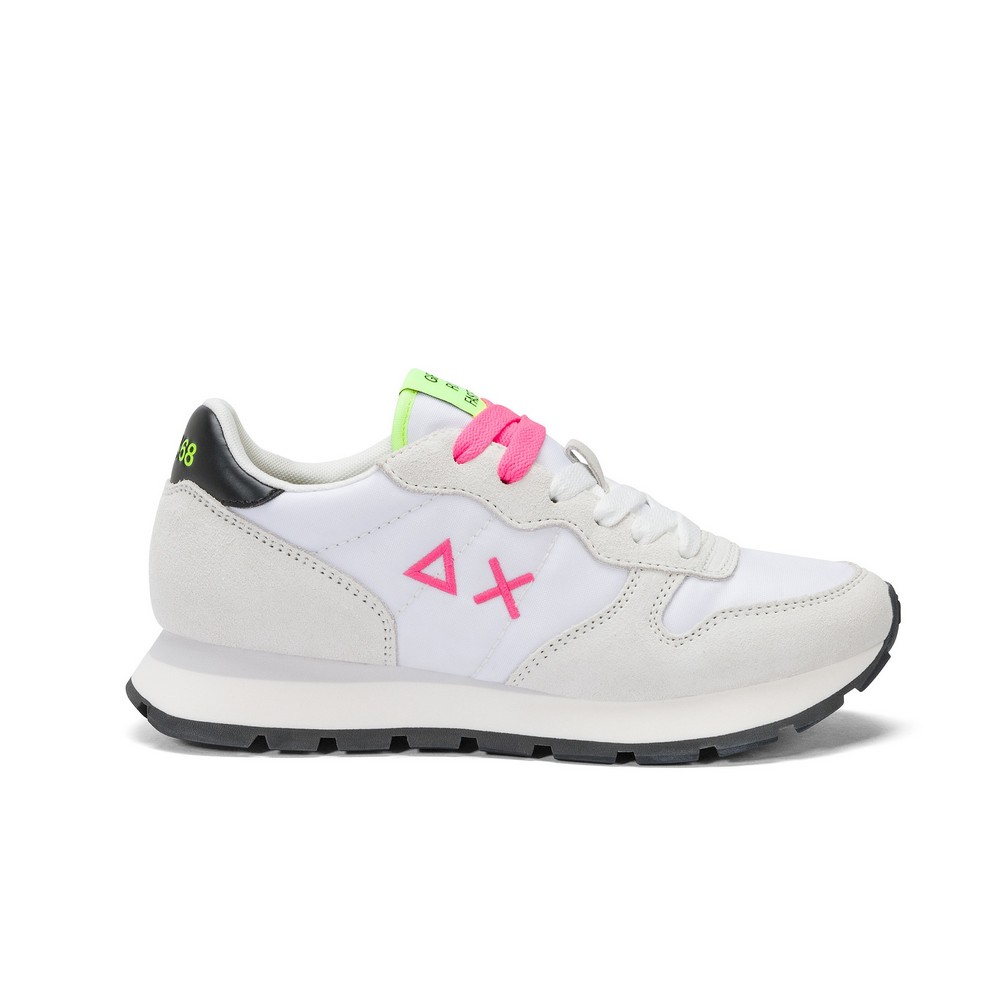 Z35201_0162 SUN68 Ally Solid Nylon Női Cipő White 3