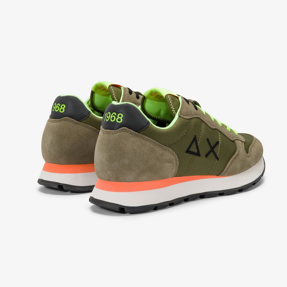 Z35102_19 SUN68 Tom Fluo Férfi Cipő Military 1