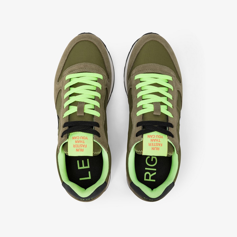 Z35102_19 SUN68 Tom Fluo Férfi Cipő Military