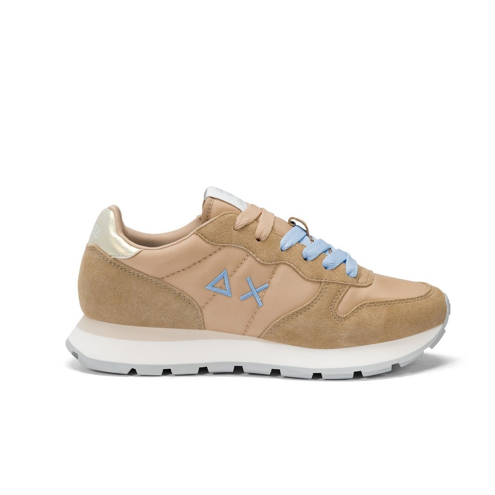 Z35201_16 SUN68 Ally Solid Nylon Női Cipő Beige