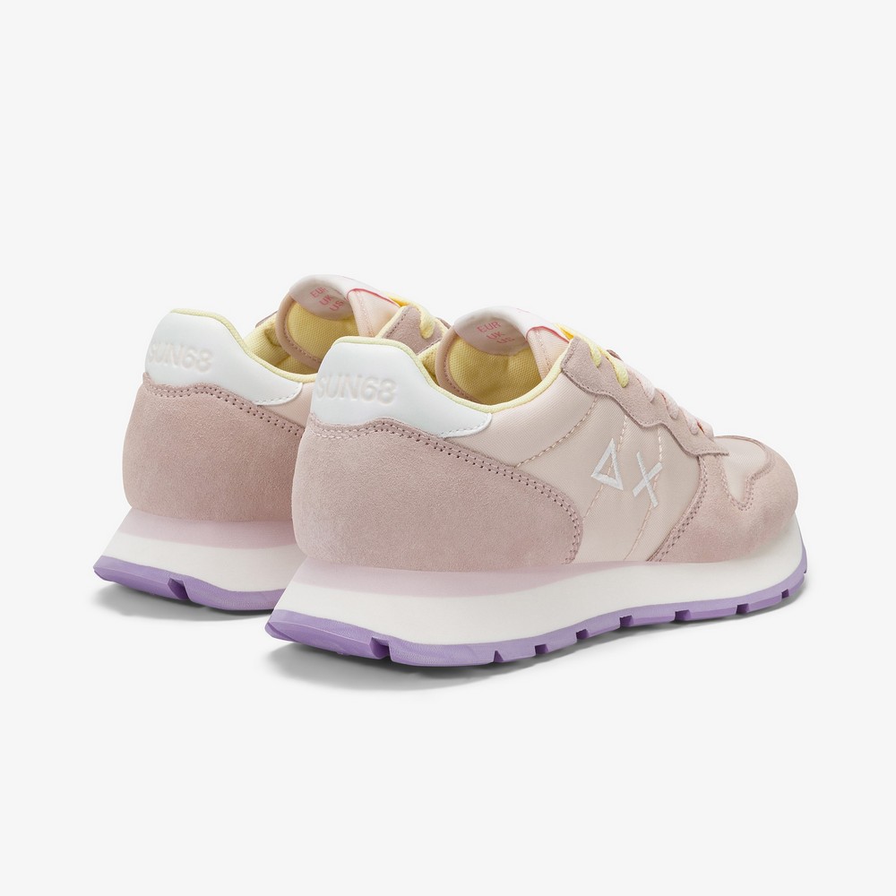 Z35201_39 SUN68 Ally Solid Nylon Női Cipő Porcelain 2