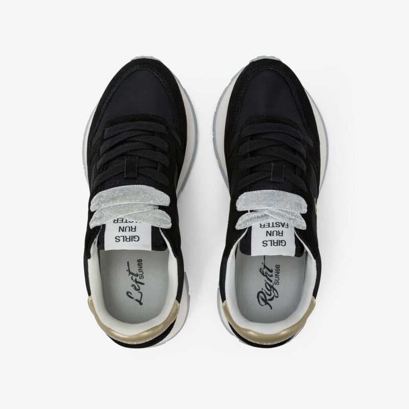SUN68 Ally Gold Silver Női Cipő Black 3 Z35202 11 SUN68 Ally Gold Silver Noi Cipo Black 3