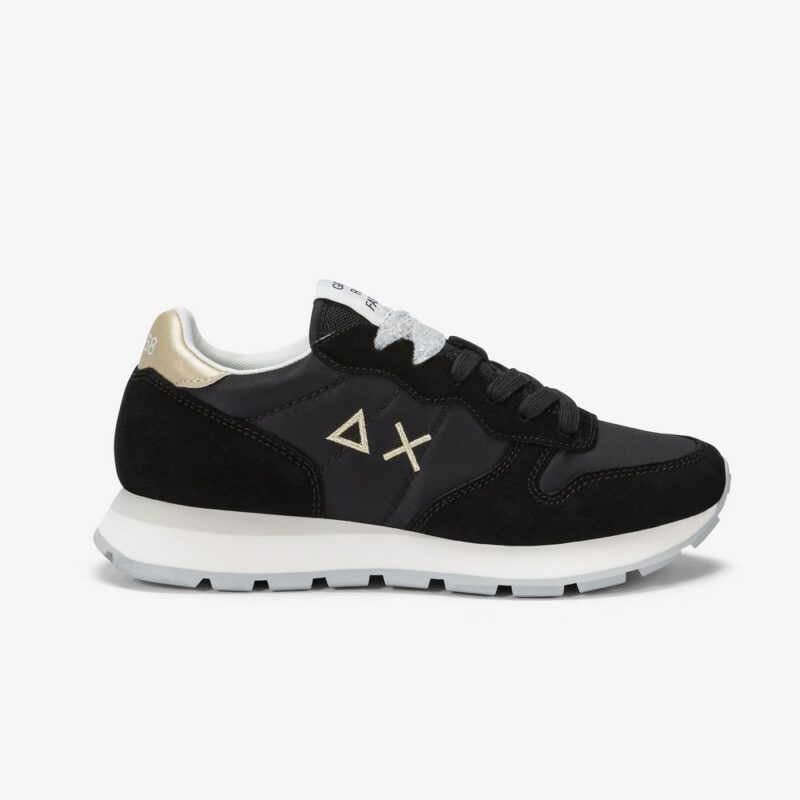 Z35202_11 SUN68 Ally Gold Silver Női Cipő Black Z35202 11 SUN68 Ally Gold Silver Noi Cipo Black