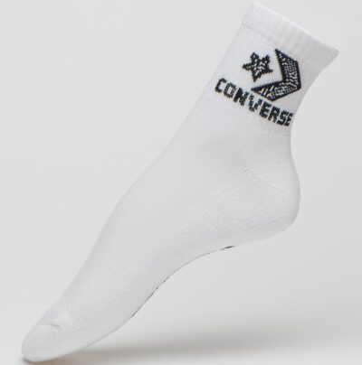 Converse Textured Logo Quarter Férfi Zokni - Image 3