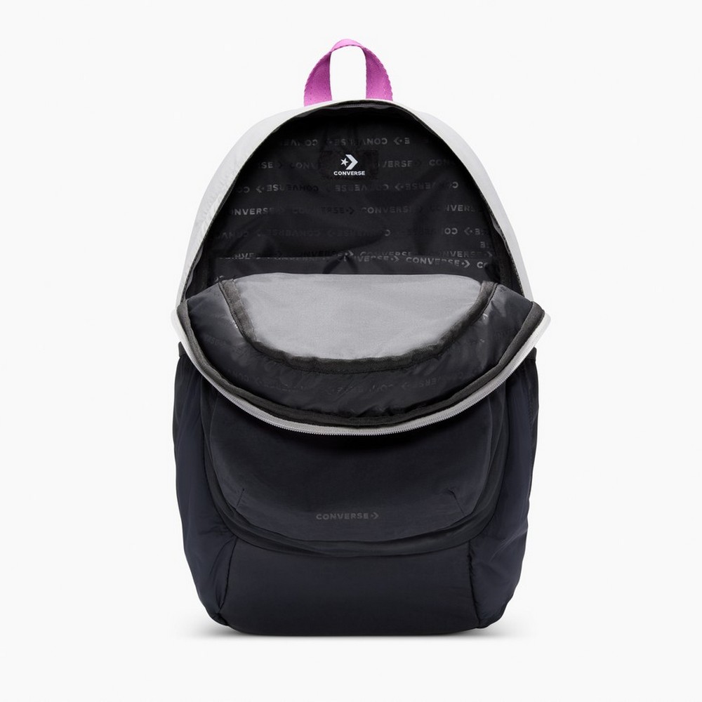 10026646-A01-001 Converse Active Backpack Unisex Táska Black_3