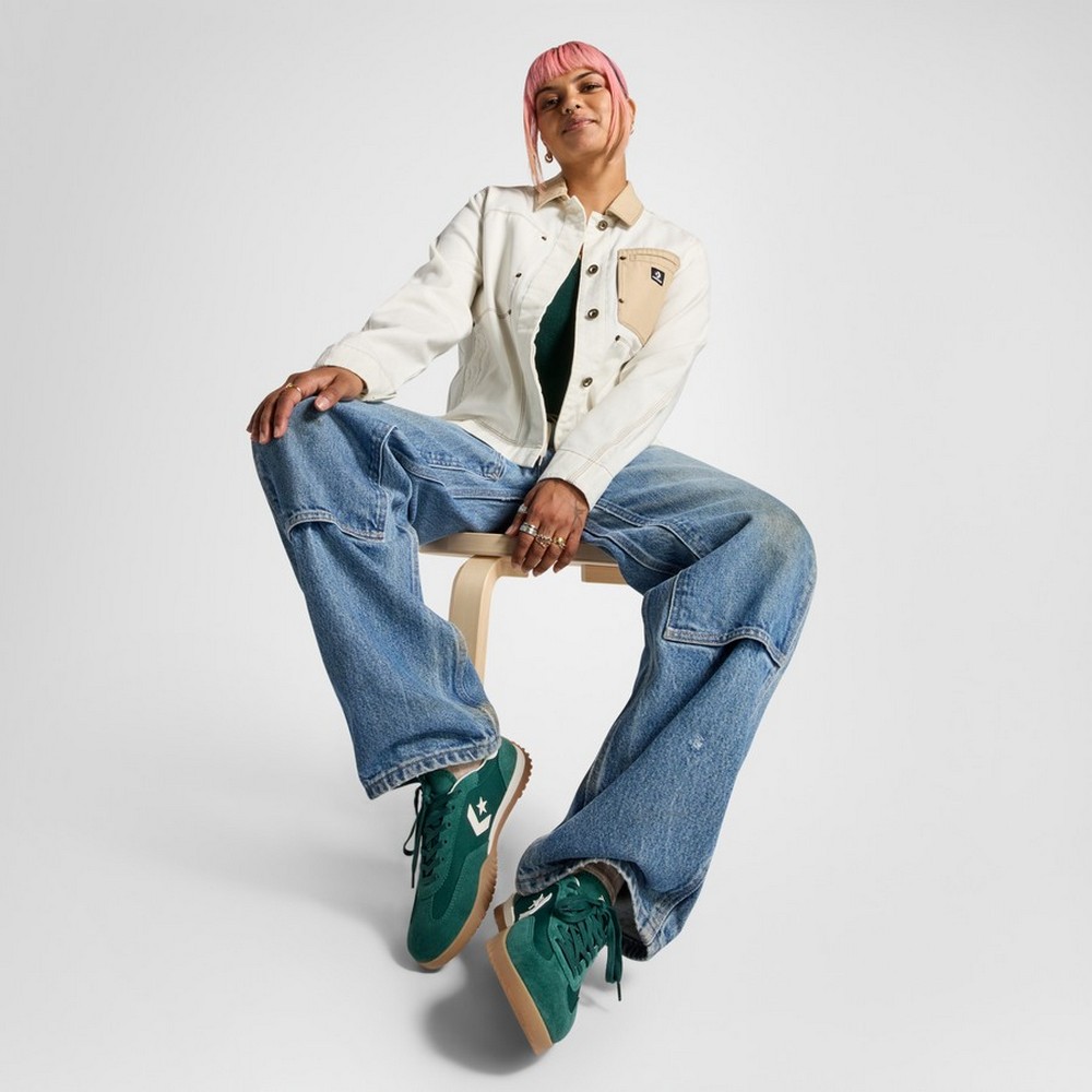 a13359c Converse Run Star Trainer Női Cipő Forest_6