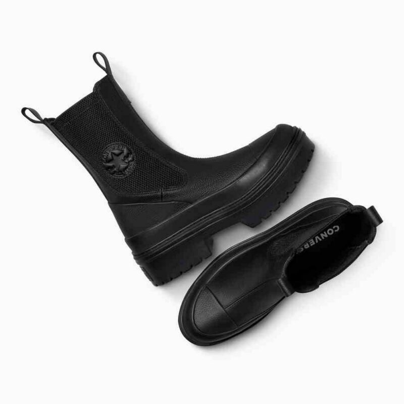 Converse CTAS Lugged Heel Chelsea Boot Black 3 A12985C Converse CTAS Lugged Heel Chelsea Boot Black 6