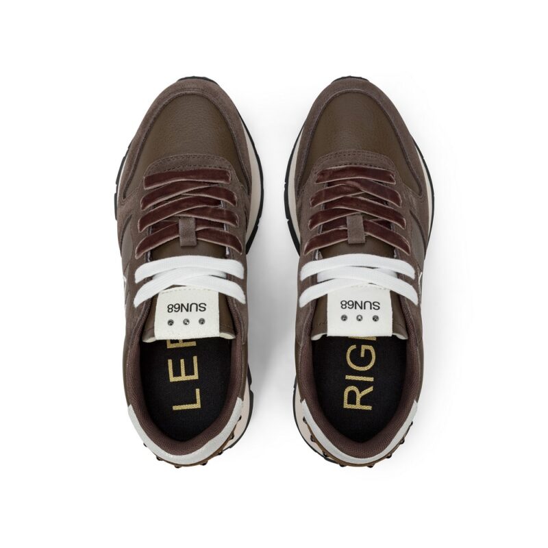 SUN68 Ally Studs Női Cipő Brown 3 SUN68 Ally Studs Noi Cipo Brown Z45206 08D