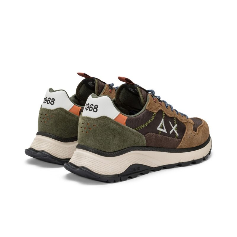 SUN68 Fire Camping Ferfi Cipo Brown Z45130 08C