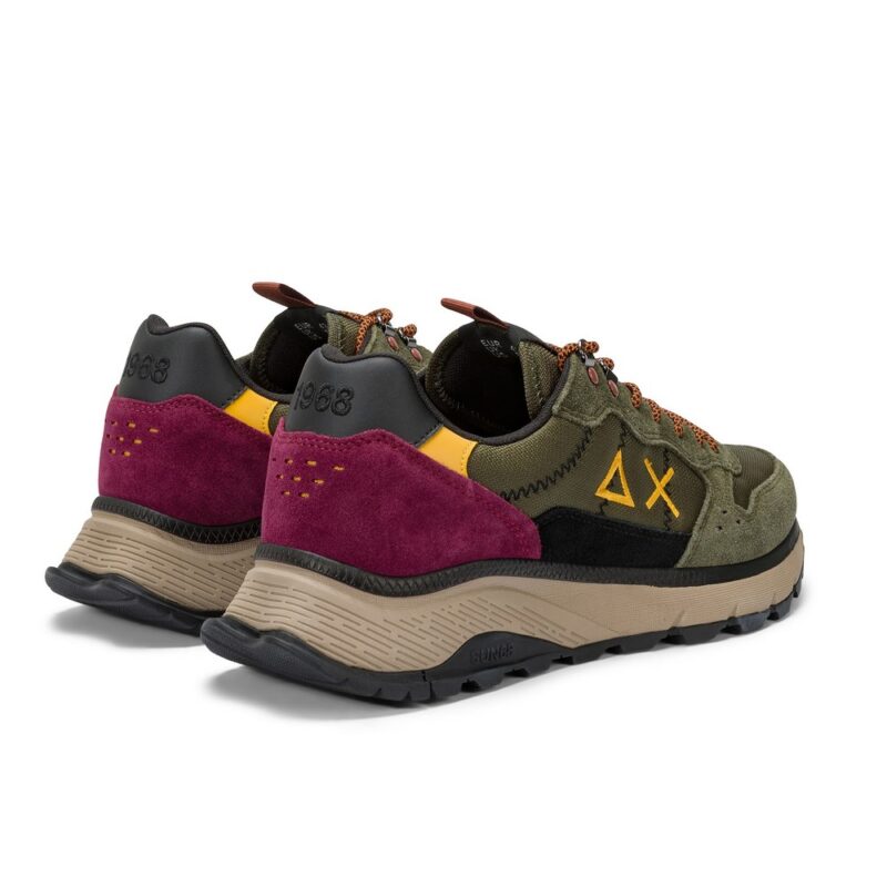SUN68 Fire Camping Ferfi Cipo Dark Military Z45130 74C