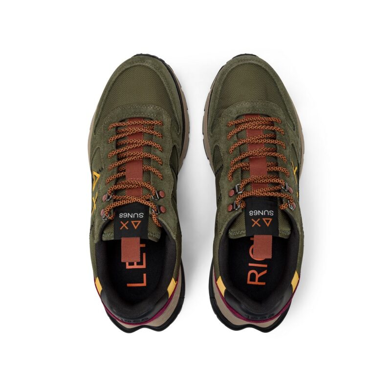 SUN68 Fire Camping Ferfi Cipo Dark Military Z45130 74D