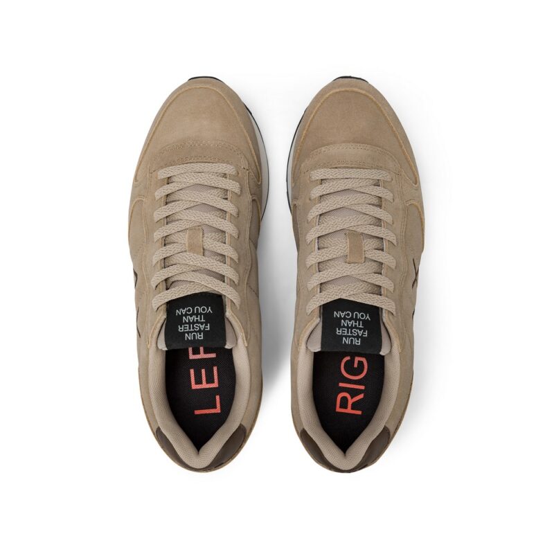 SUN68 Tom Suede Ferfi Cipo Dark Beige Z45106 77D