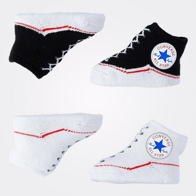 Converse Logo No Slip Gyerek Zokni Black