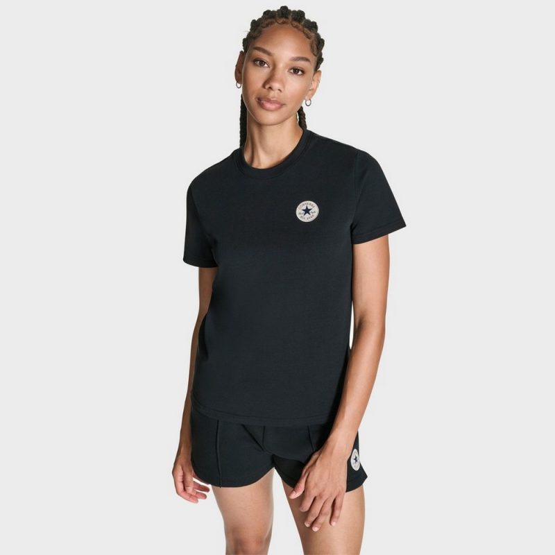 Converse Core Chuck Patch Női Póló Fekete