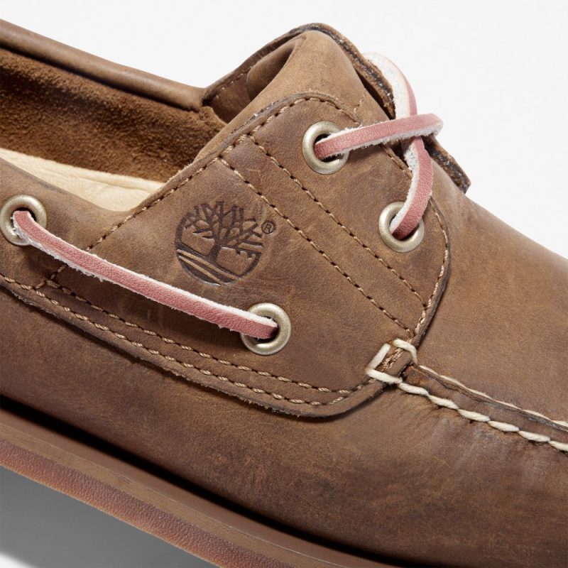Timberland Classic Boat Shoe Férfi Cipő Brown 4 TB01001R2141 5