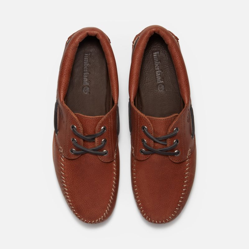 Timberland Authentic Boat Shoe Férfi Cipő Rust 2 TB0A2PDQAAD1 3