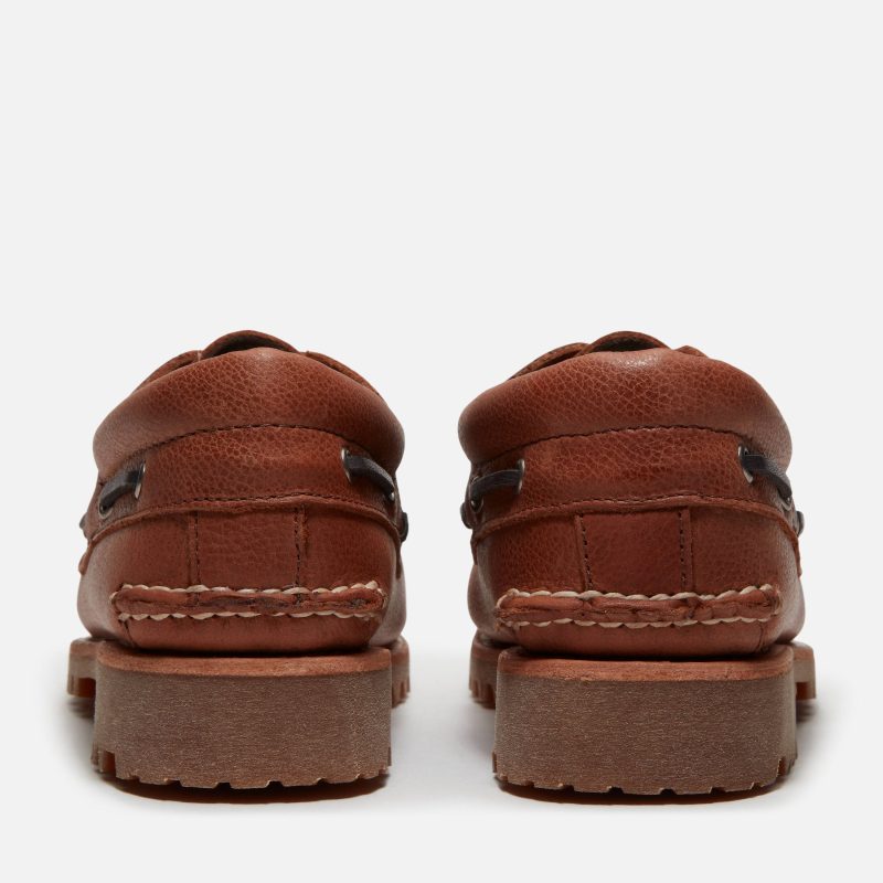 Timberland Authentic Boat Shoe Férfi Cipő Rust 3 TB0A2PDQAAD1 4