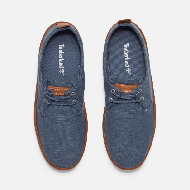 Timberland Hookset Canvas Férfi Cipő Dark Blue 3 TB0A6CNJEP41 3