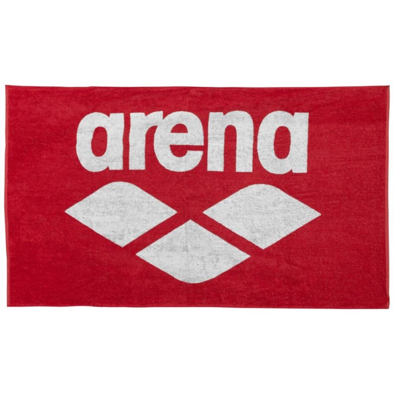 Arena Pool Soft Towel Törölköző Red